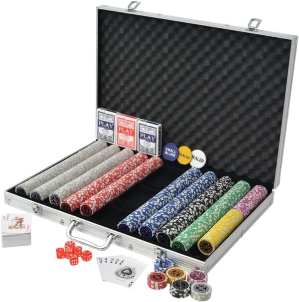 maletin de poker 1000 fichas laser