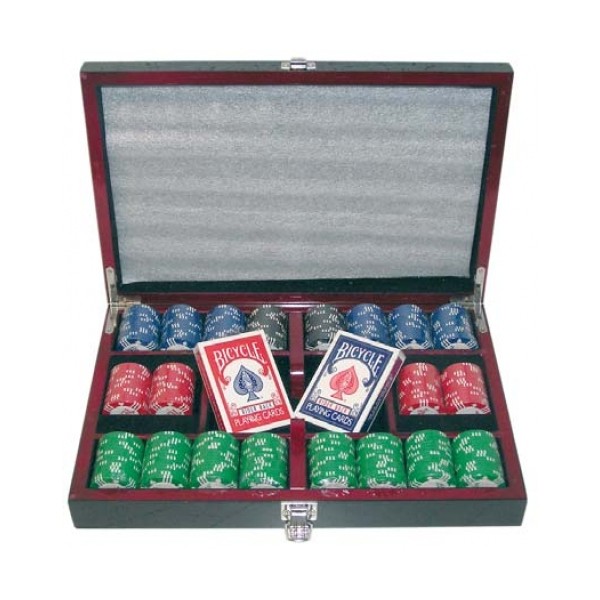 MALETIN DE 300 FICHAS BICYCLE MASTER POKER SET - Imagen 3